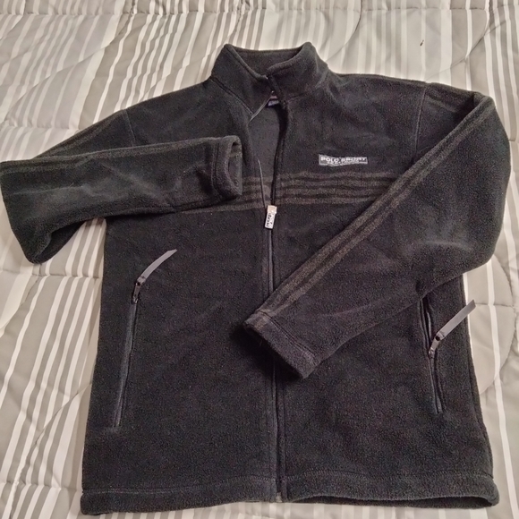 Polo Ralph Lauren Other - Polo Sport Ralph Lauren Full Zip Up Black Fleece Jacket Men's Small